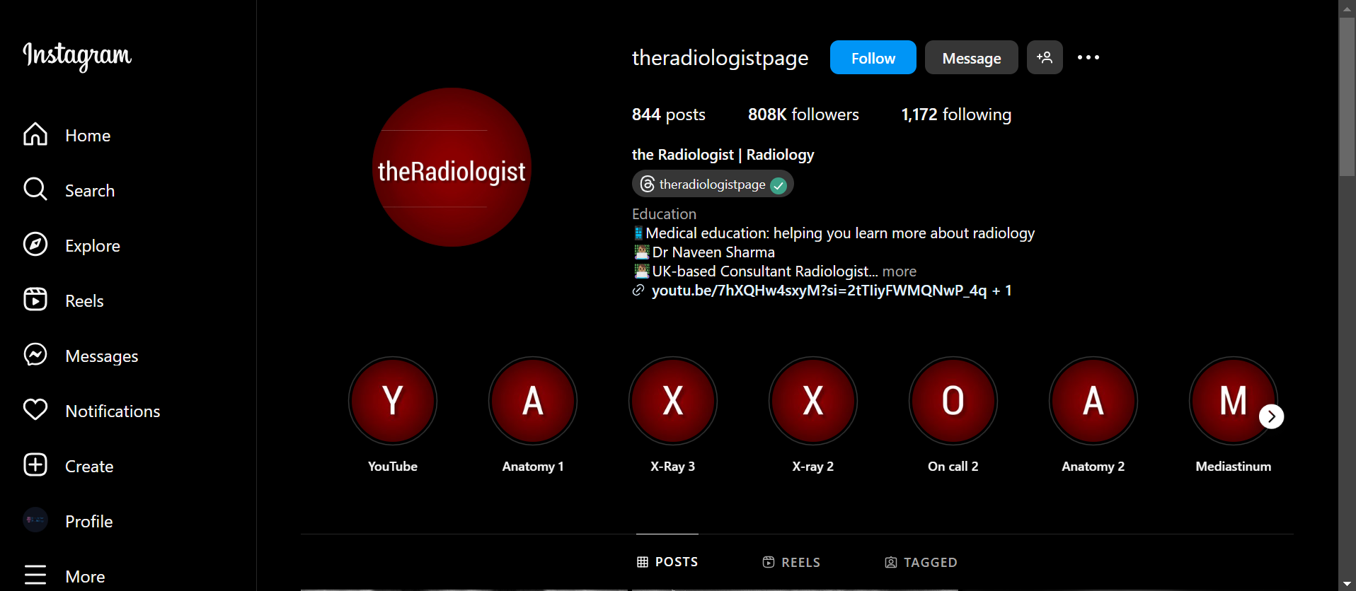 The Radiologist Page